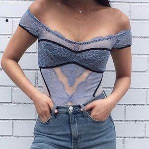 Thistle & Spire Off Shoulder Bodysuit
